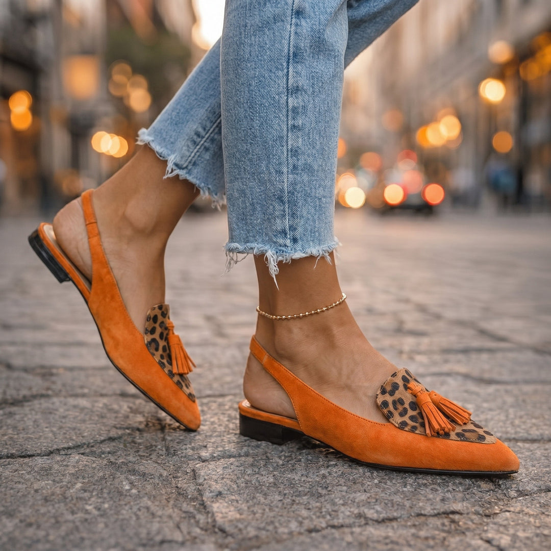 Belvara - Hochwertige Slingback-Ballerinas