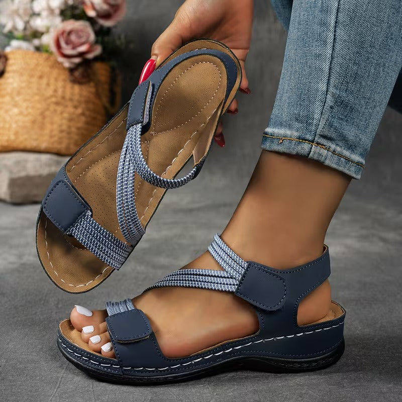 Courtney - Komfort-Sandalen mit Kreuzriemen