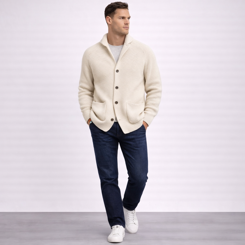 Quentin - Rippstrick-Cardigan