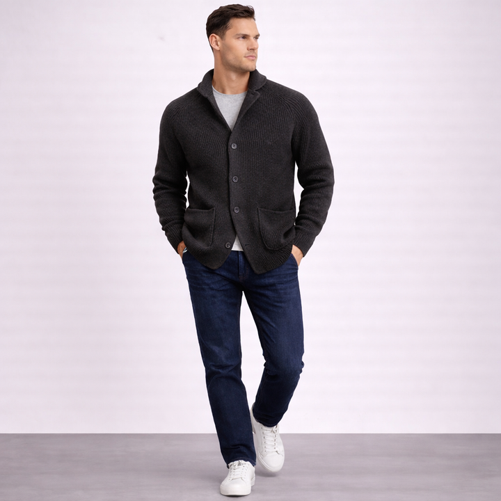 Quentin - Rippstrick-Cardigan