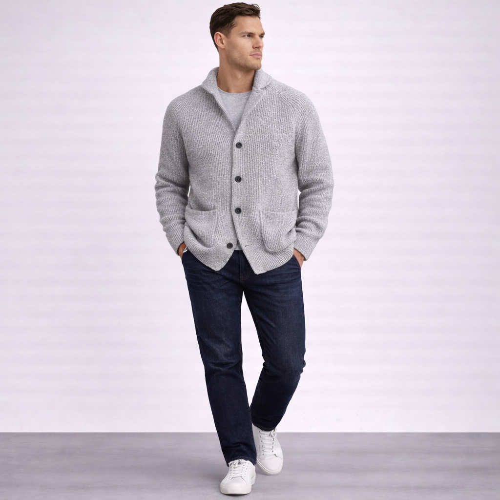 Quentin - Rippstrick-Cardigan