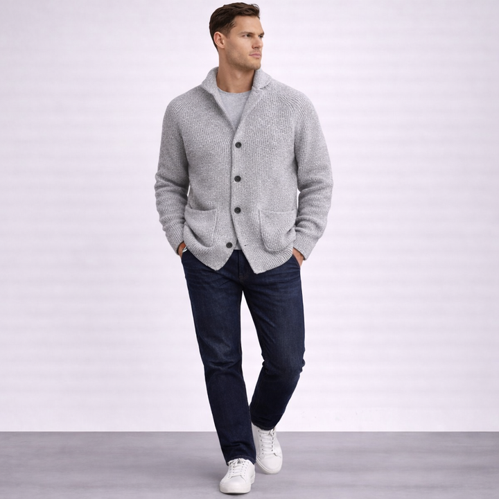 Quentin - Rippstrick-Cardigan