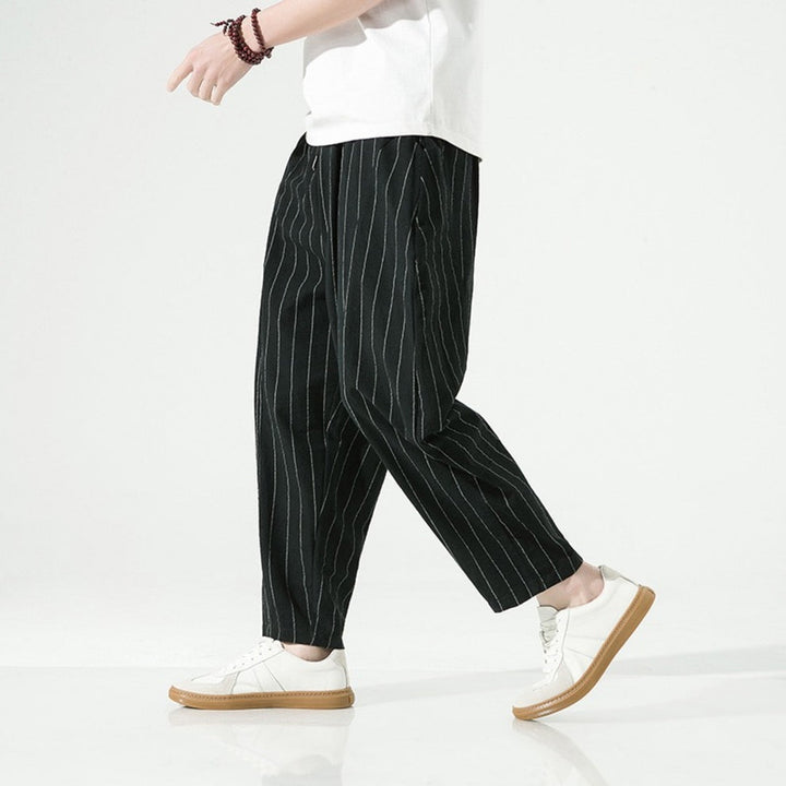 Brodie - Gestreifte Hose, Relaxed Fit