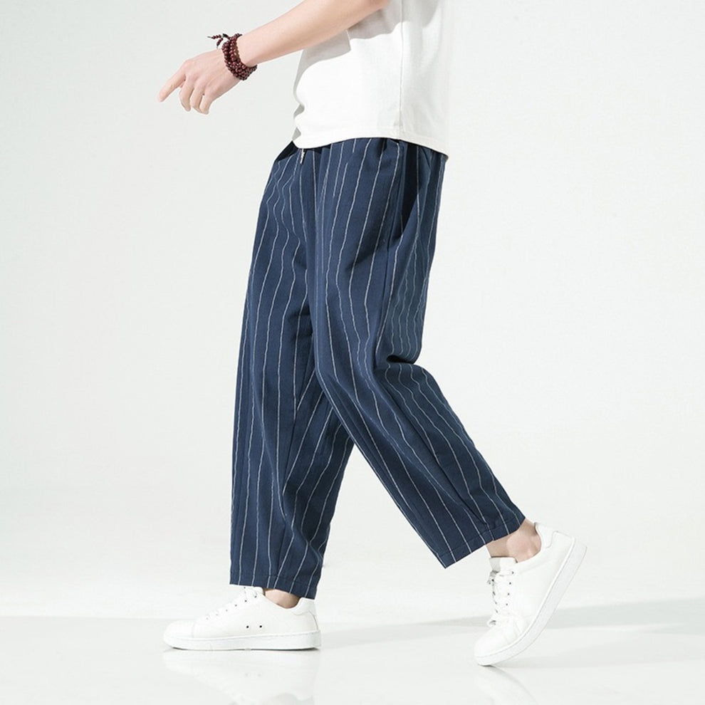 Brodie - Gestreifte Hose, Relaxed Fit