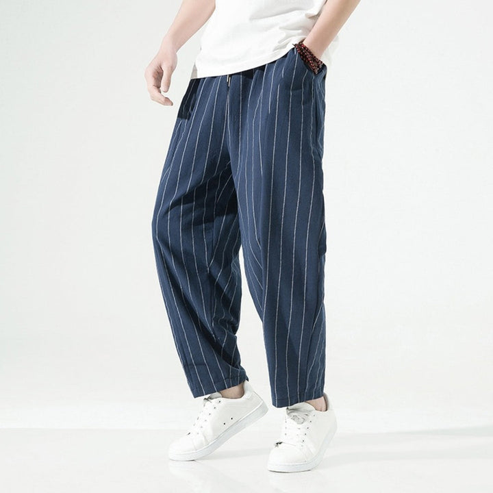 Brodie - Gestreifte Hose, Relaxed Fit