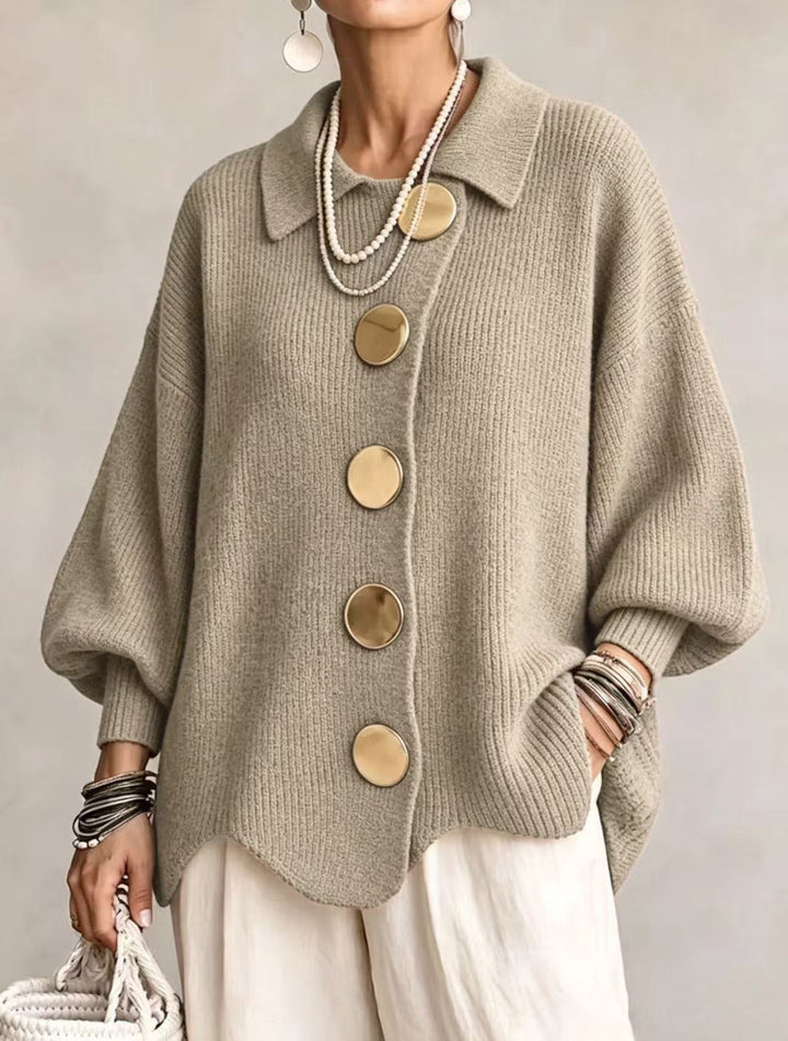 Kaelinae - schwerer Oversize-Cardigan