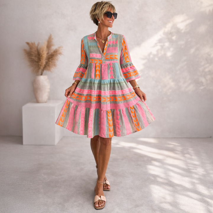 Serenique - Midi-Kleid mit Soft-Touch