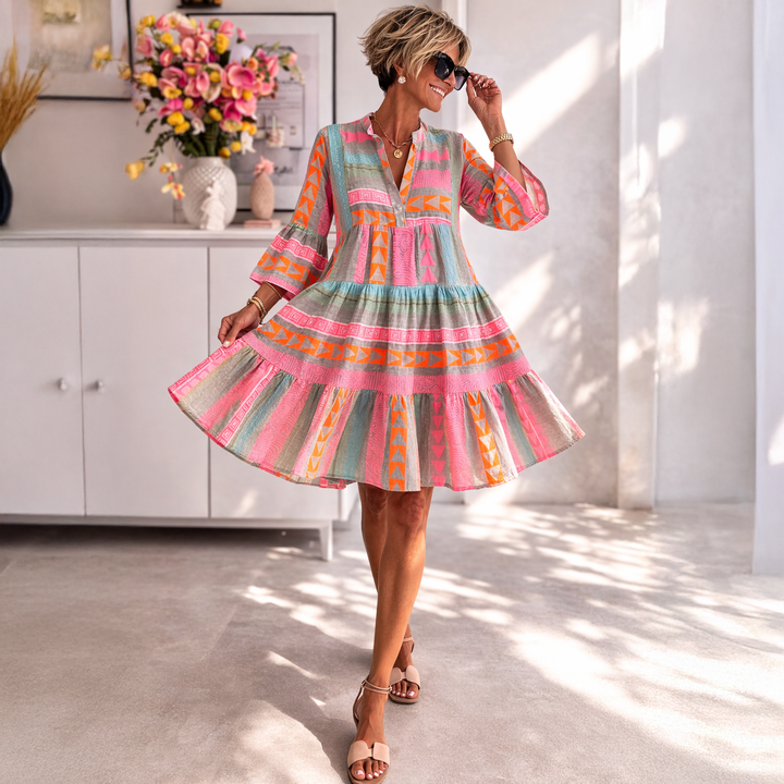 Serenique - Midi-Kleid mit Soft-Touch