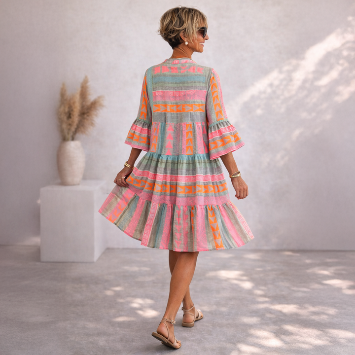 Serenique - Midi-Kleid mit Soft-Touch