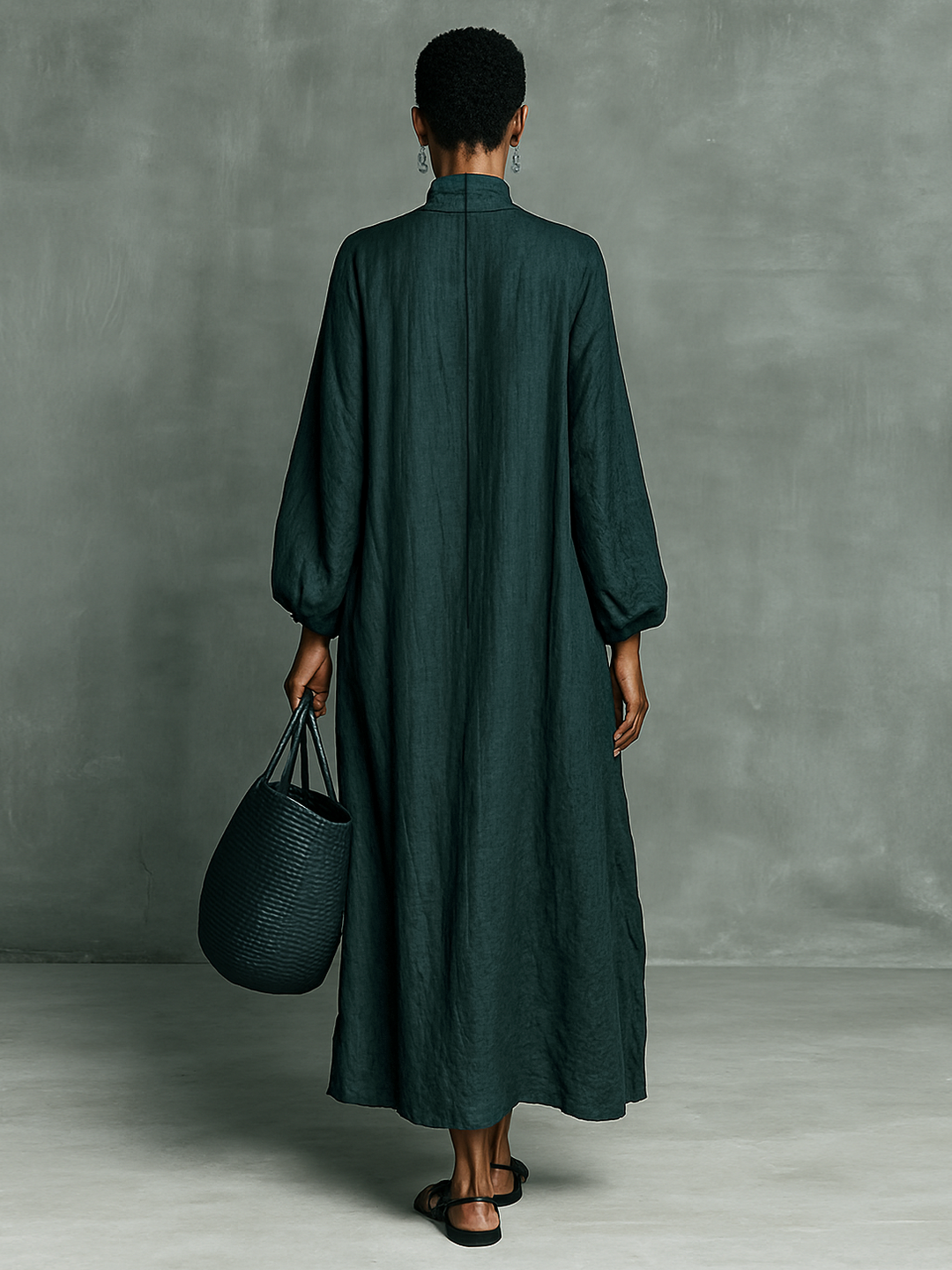 Alora - Premium-Maxikleid aus Leinen