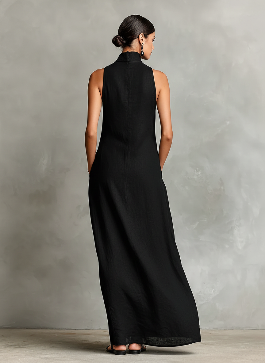 Adelaide - Leichtes Leinen-Maxikleid