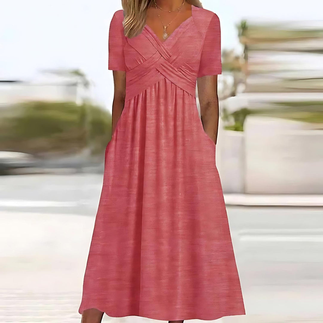 Payton - A-Linien-Midikleid mit weicher Haptik