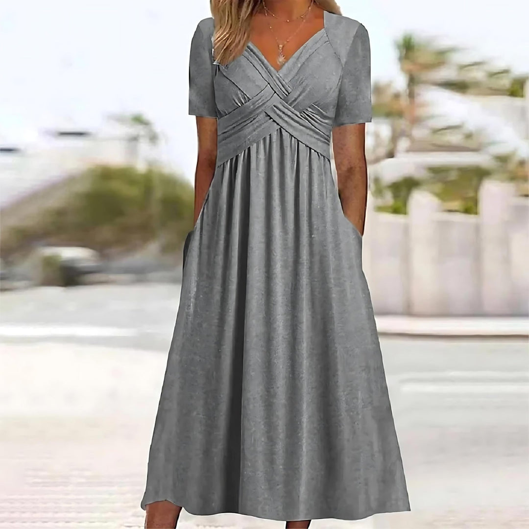 Payton - A-Linien-Midikleid mit weicher Haptik