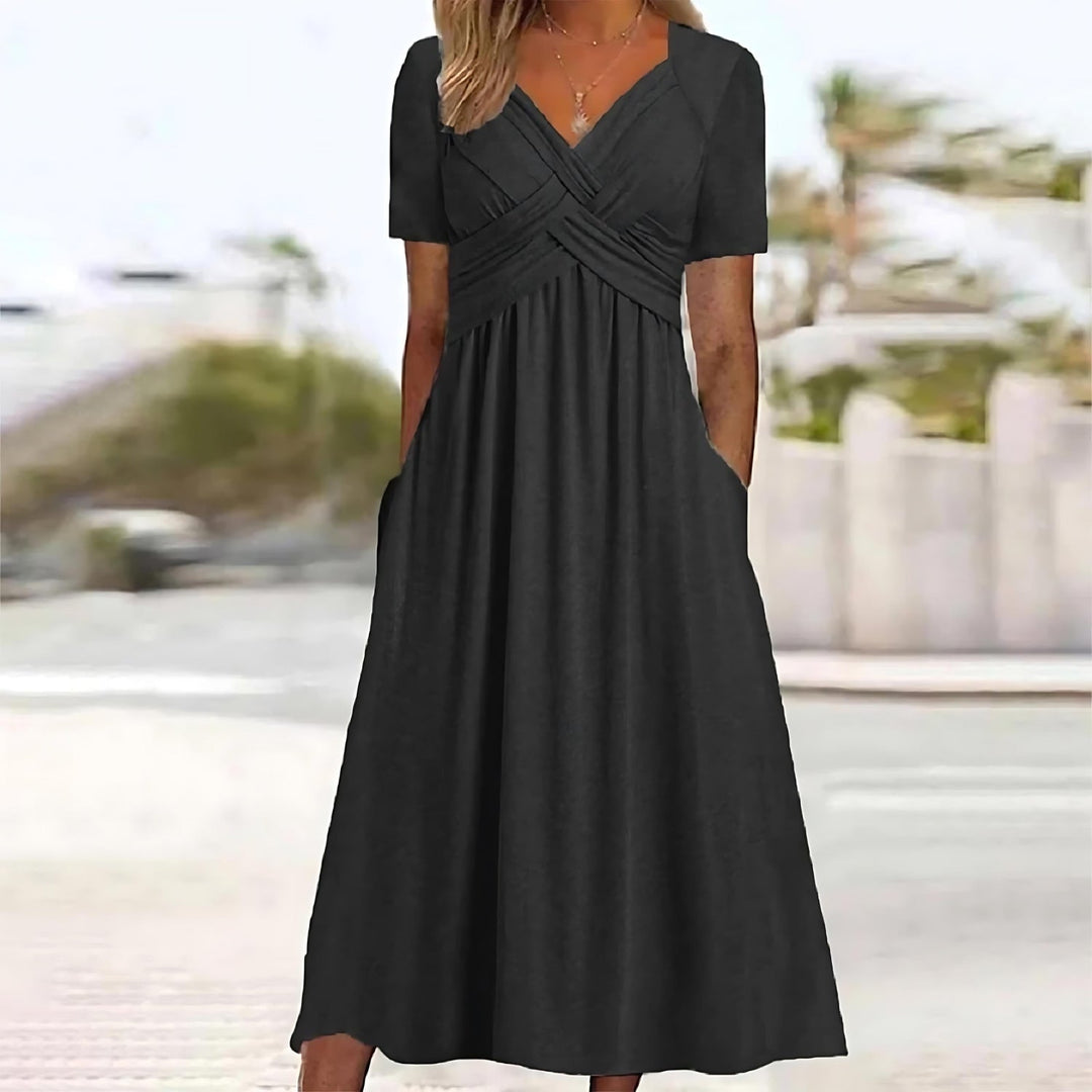 Payton - A-Linien-Midikleid mit weicher Haptik