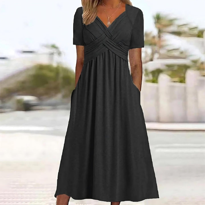 Payton - A-Linien-Midikleid mit weicher Haptik