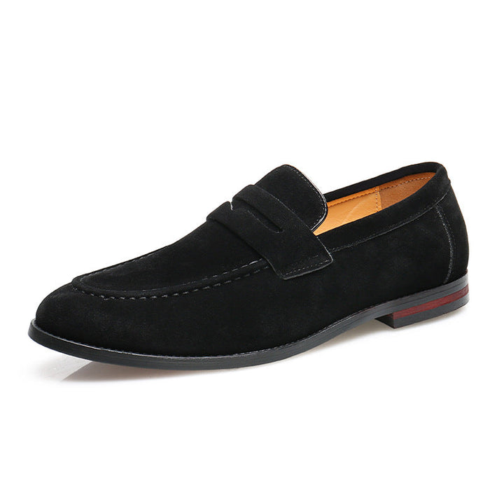 Aberic - Samtige Penny-Loafer