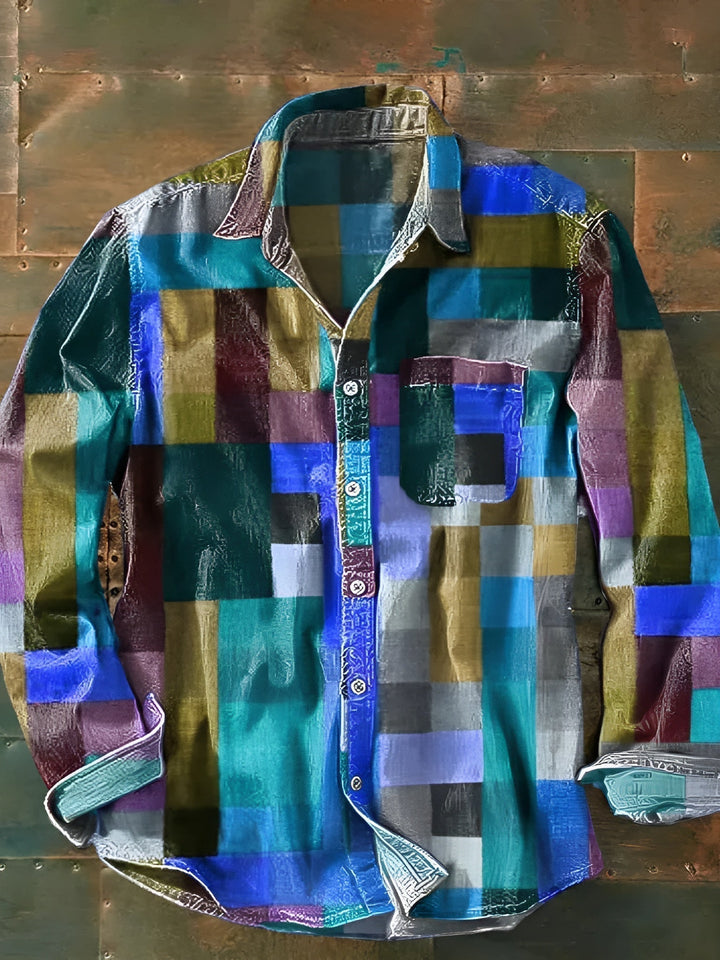 Jorvik - Soft-Touch-Patchwork-Hemd