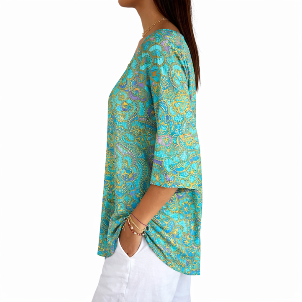 Phaela - Weiche Rippstrickbluse