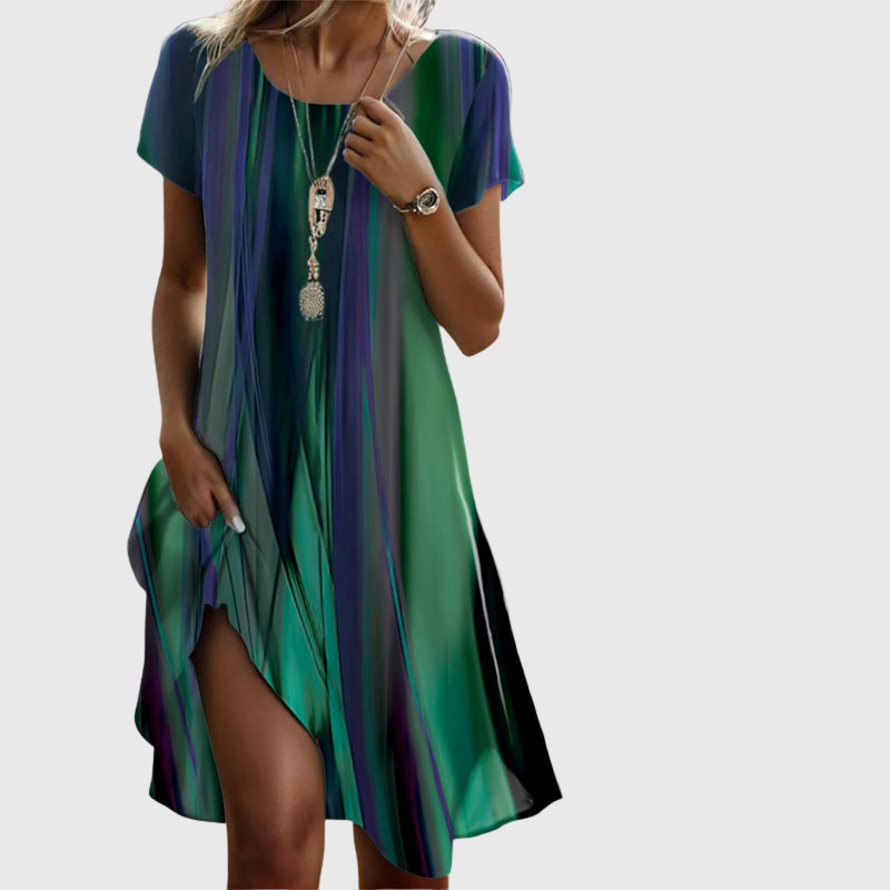 Xylira - Luftiges Ombré-Midikleid