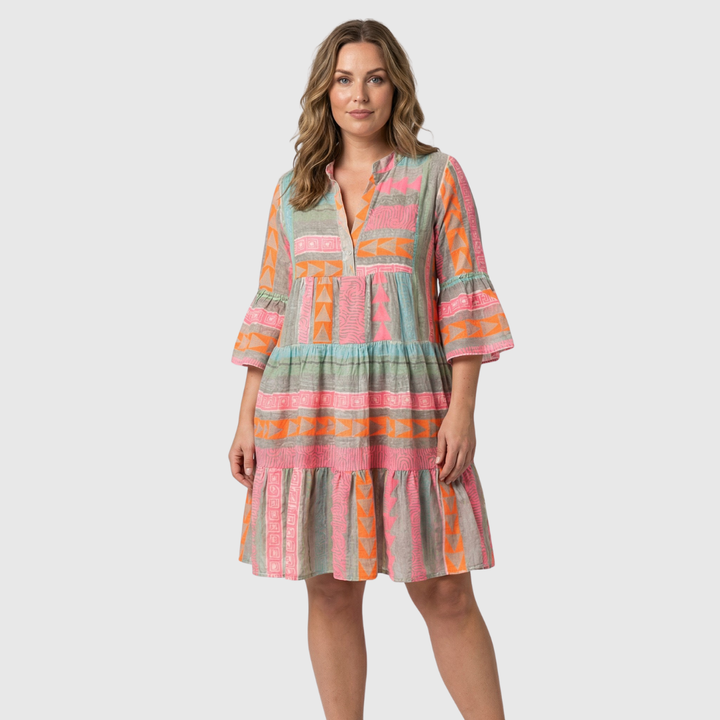 Serenique - Midi-Kleid mit Soft-Touch