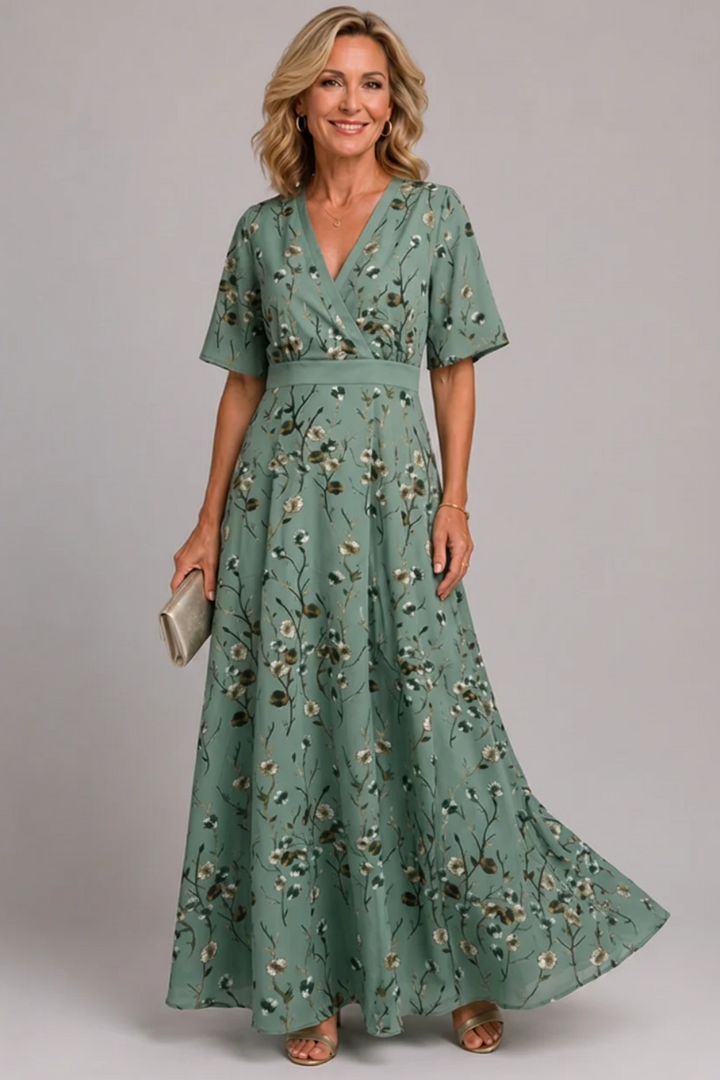 Adaline - Softtouch-Midikleid mit Blumenmuster