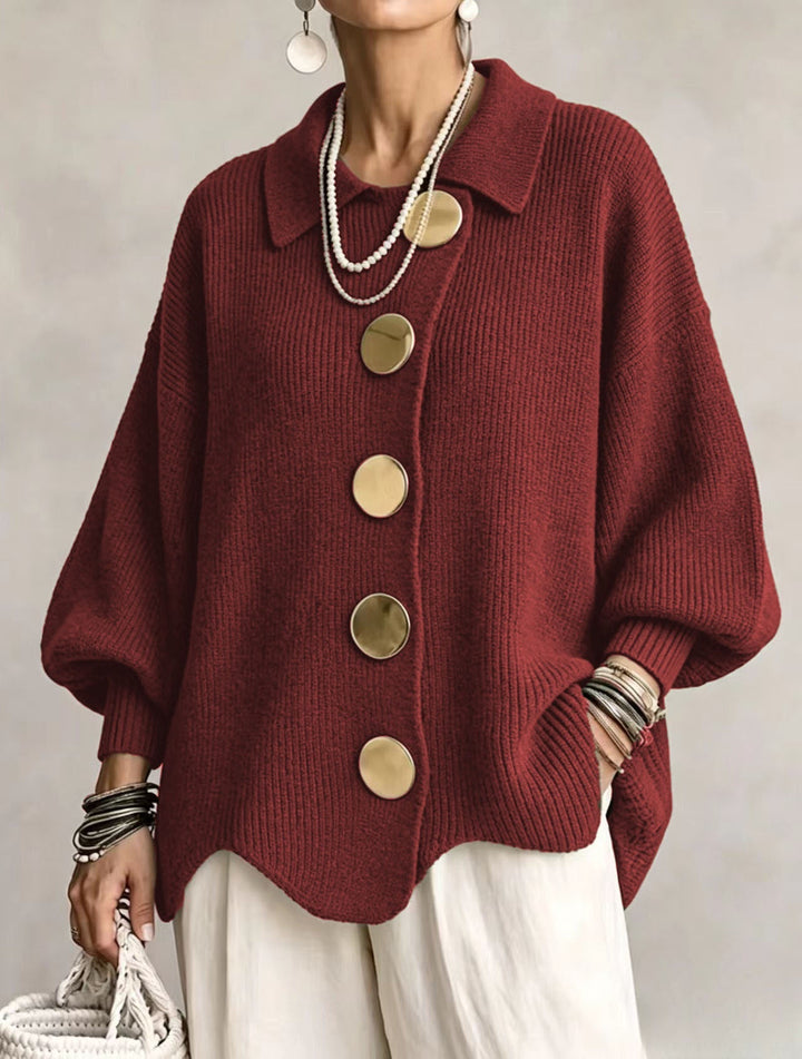 Kaelinae - schwerer Oversize-Cardigan