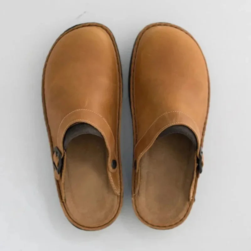 Gregor - Klassische Komfort-Clogs aus Leder