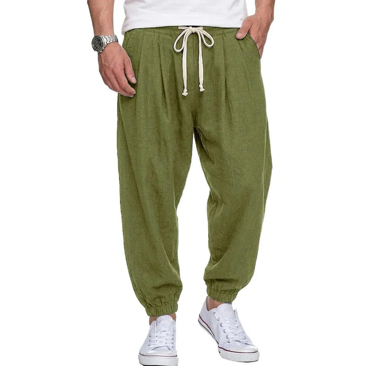 Isaac - Leichte Hose mit Kordelzug