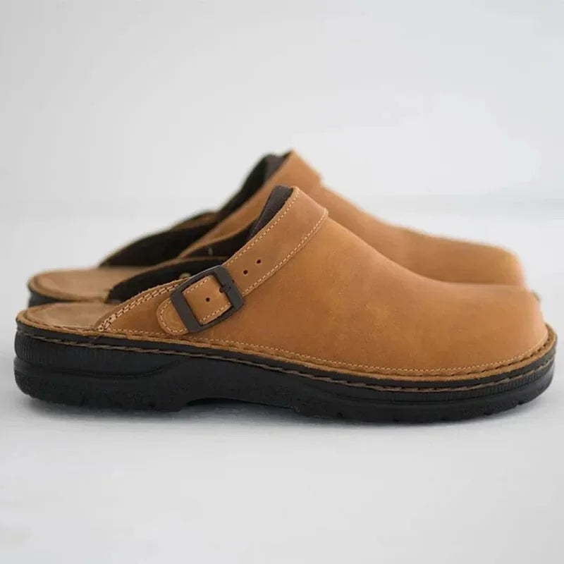 Gregor - Klassische Komfort-Clogs aus Leder