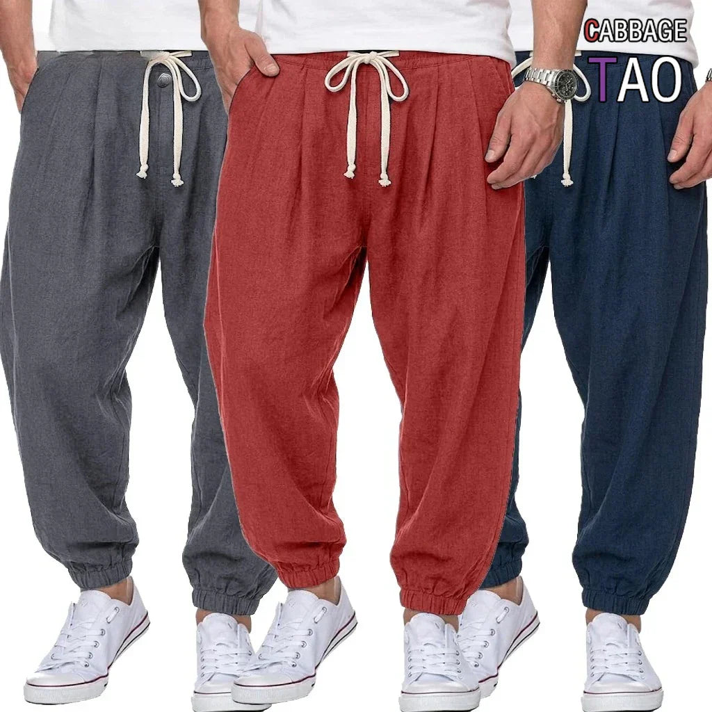 Isaac - Leichte Hose mit Kordelzug