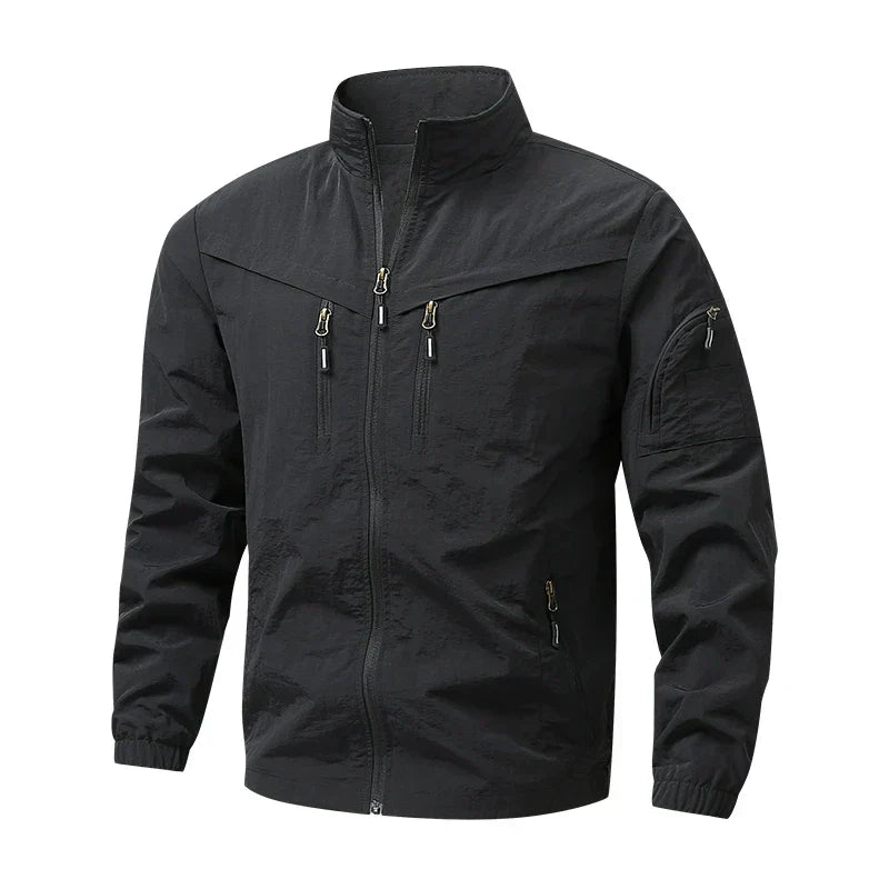 Aurex - Strukturierte Multi-Pocket-Jacke