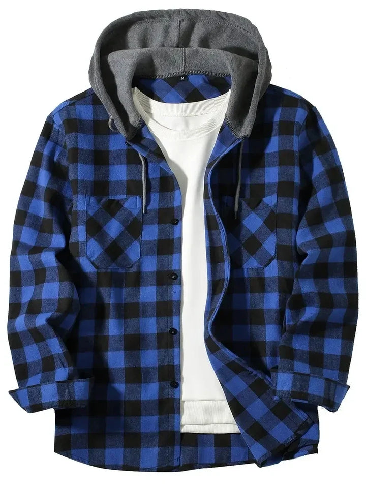 Jastor - Gefütterte Karo-Jacke