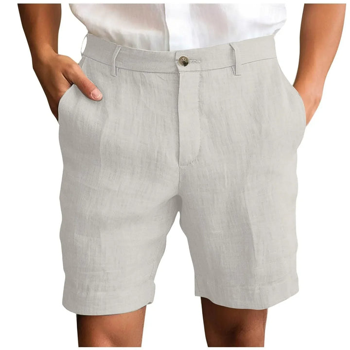 Nestor - maßgeschneiderte Leinen-Shorts
