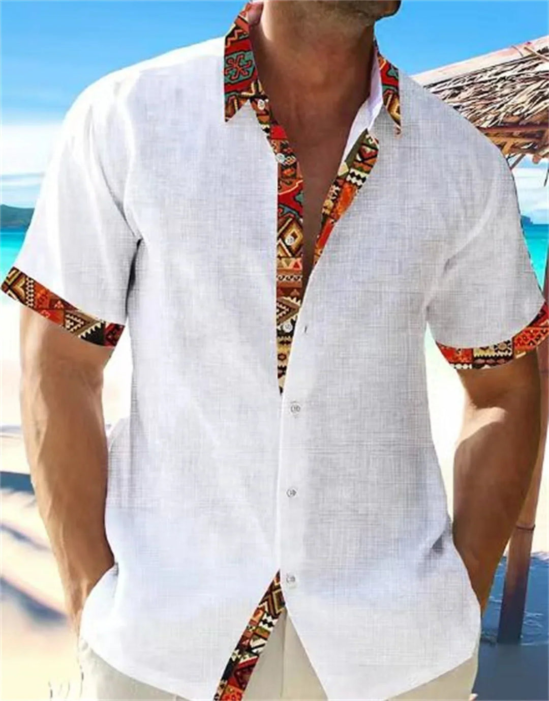 Eastcott - Sommerhemd mit Ethno-Print