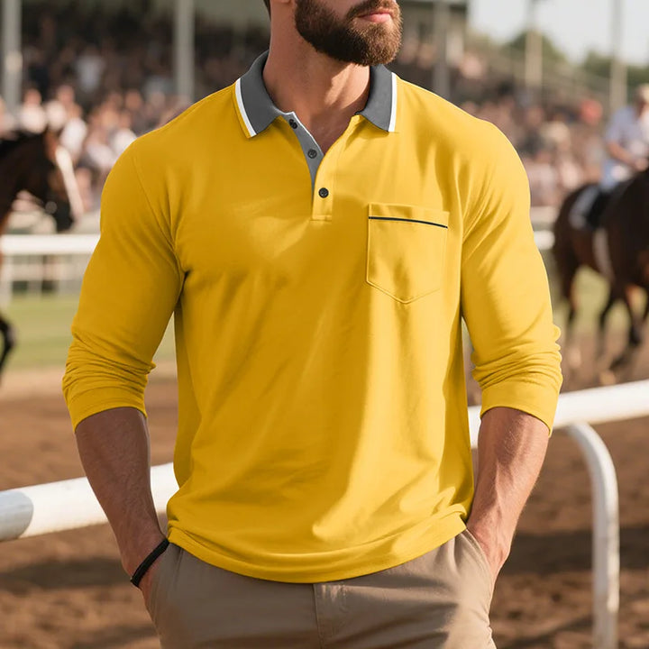 Balcombe - Softtouch-Langarm-Poloshirt