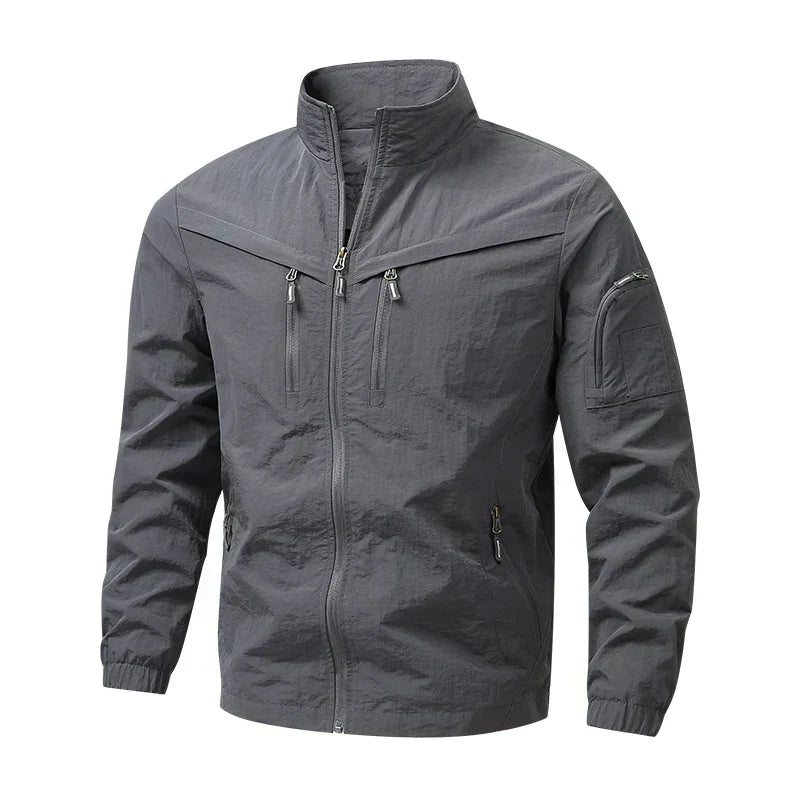 Aurex - Strukturierte Multi-Pocket-Jacke