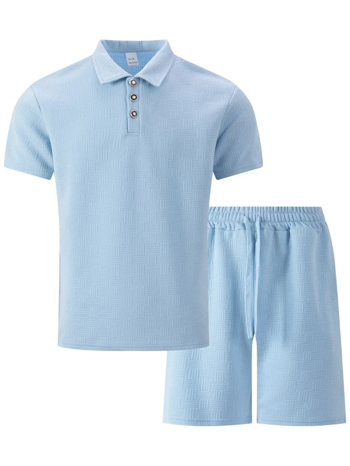Pryce - Leichtes Set mit Poloshirt und Shorts für Herren
