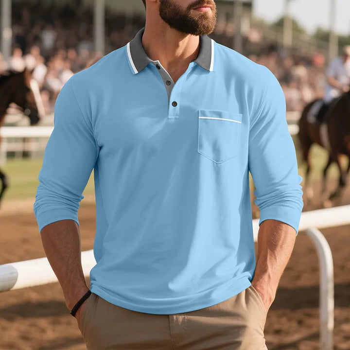 Balcombe - Softtouch-Langarm-Poloshirt