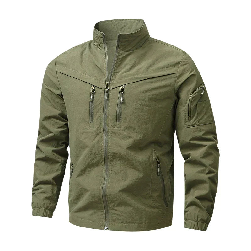 Aurex - Strukturierte Multi-Pocket-Jacke