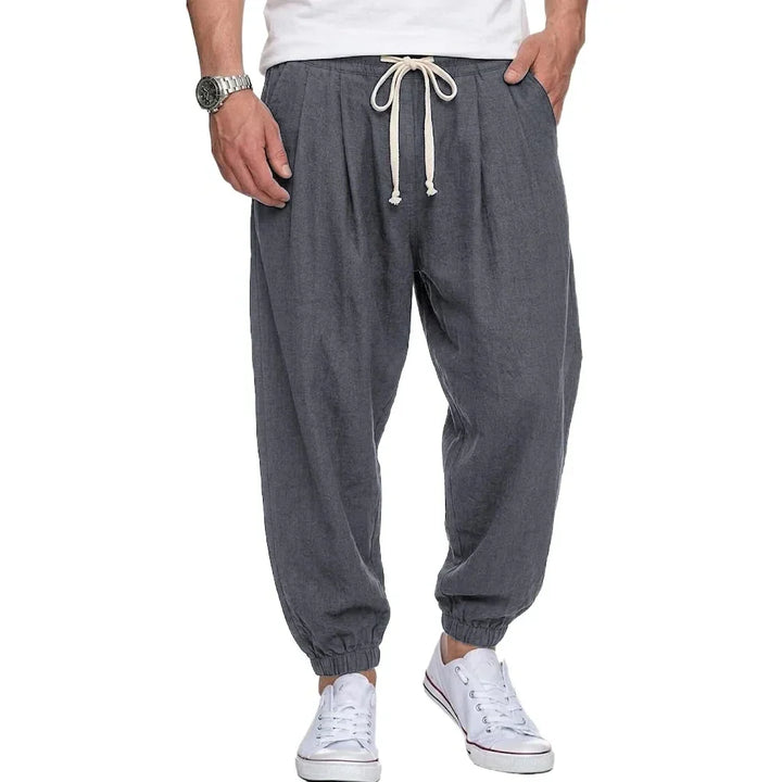 Isaac - Leichte Hose mit Kordelzug