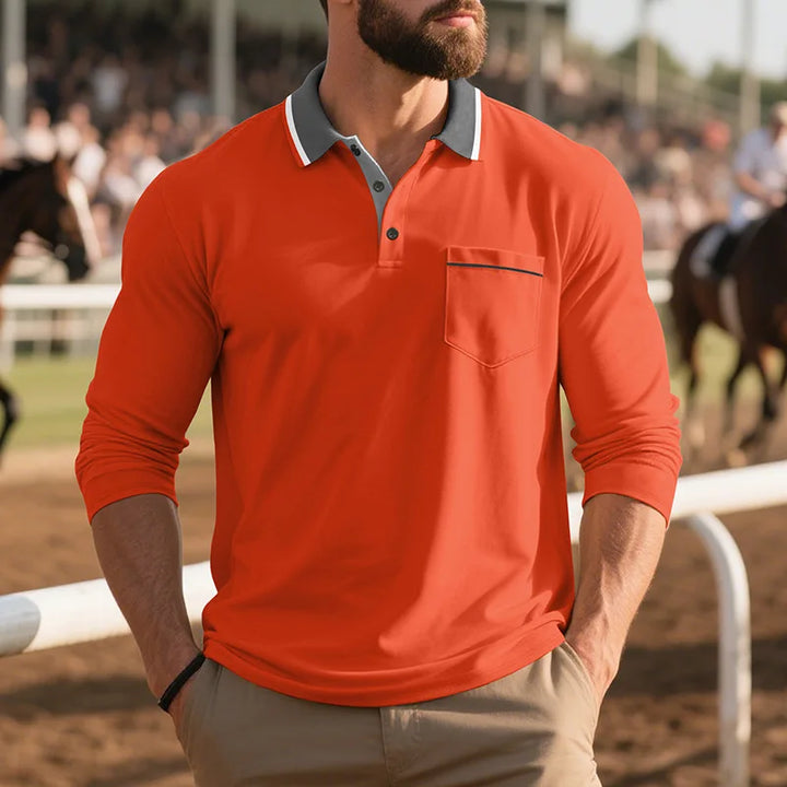 Balcombe - Softtouch-Langarm-Poloshirt