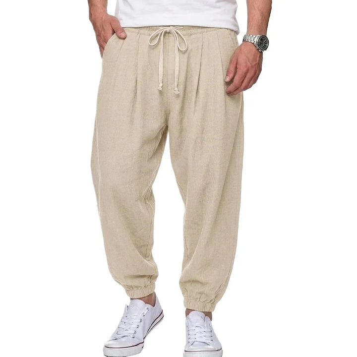 Isaac - Leichte Hose mit Kordelzug