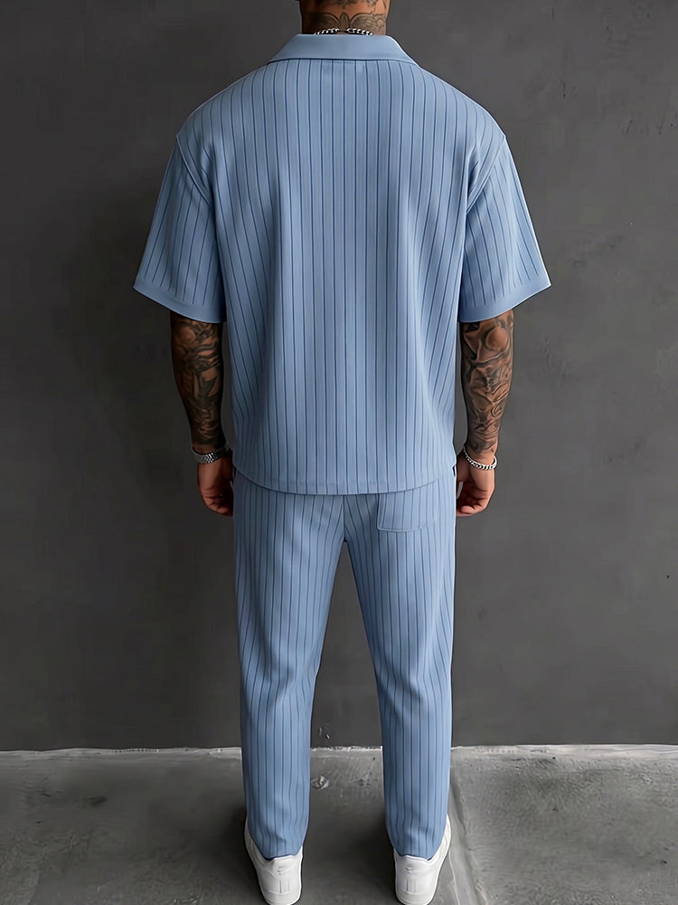 Garsden - Leichtes Poloshirt- und Hosen-Set