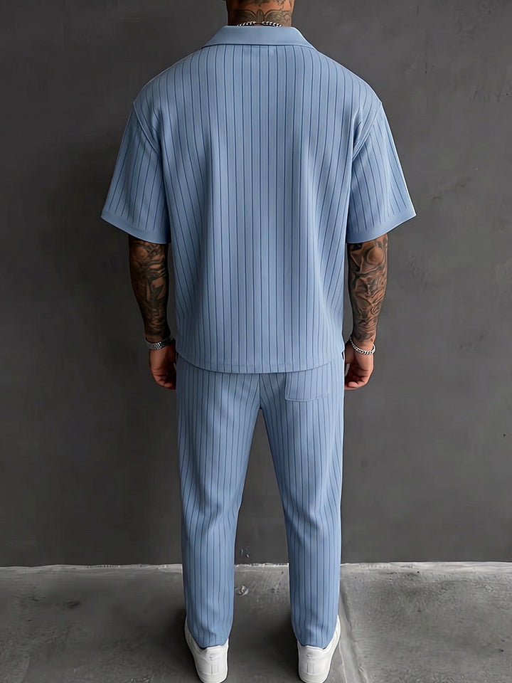 Garsden - Leichtes Poloshirt- und Hosen-Set