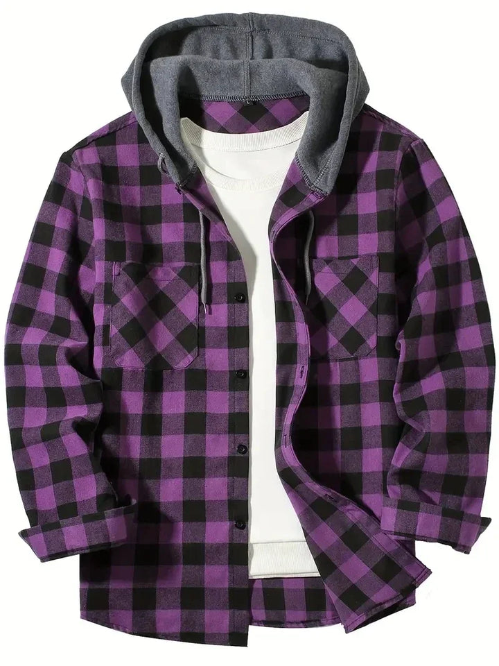 Jastor - Gefütterte Karo-Jacke