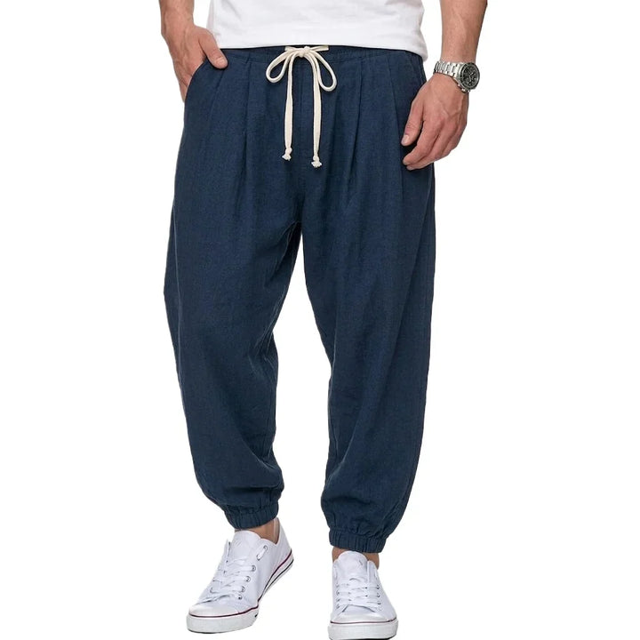 Isaac - Leichte Hose mit Kordelzug
