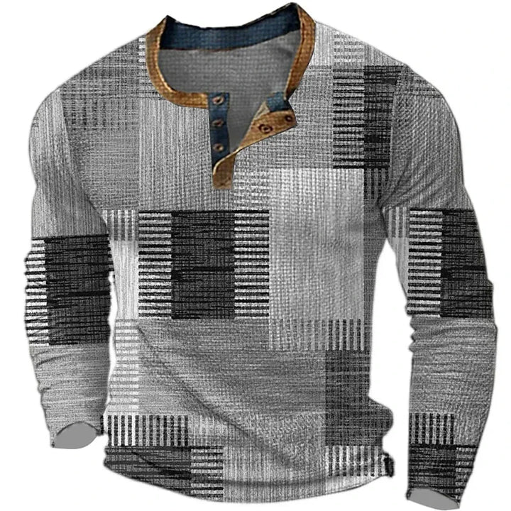 Zayden - Weiches Patchwork-Hemd