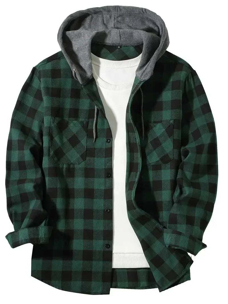 Jastor - Gefütterte Karo-Jacke