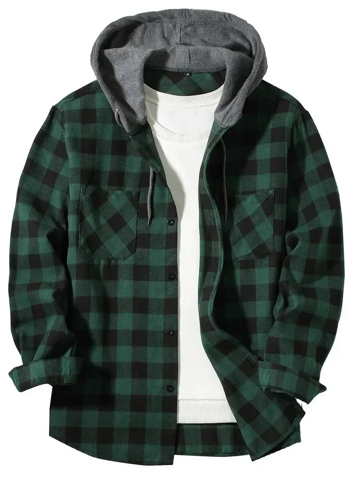 Jastor - Gefütterte Karo-Jacke