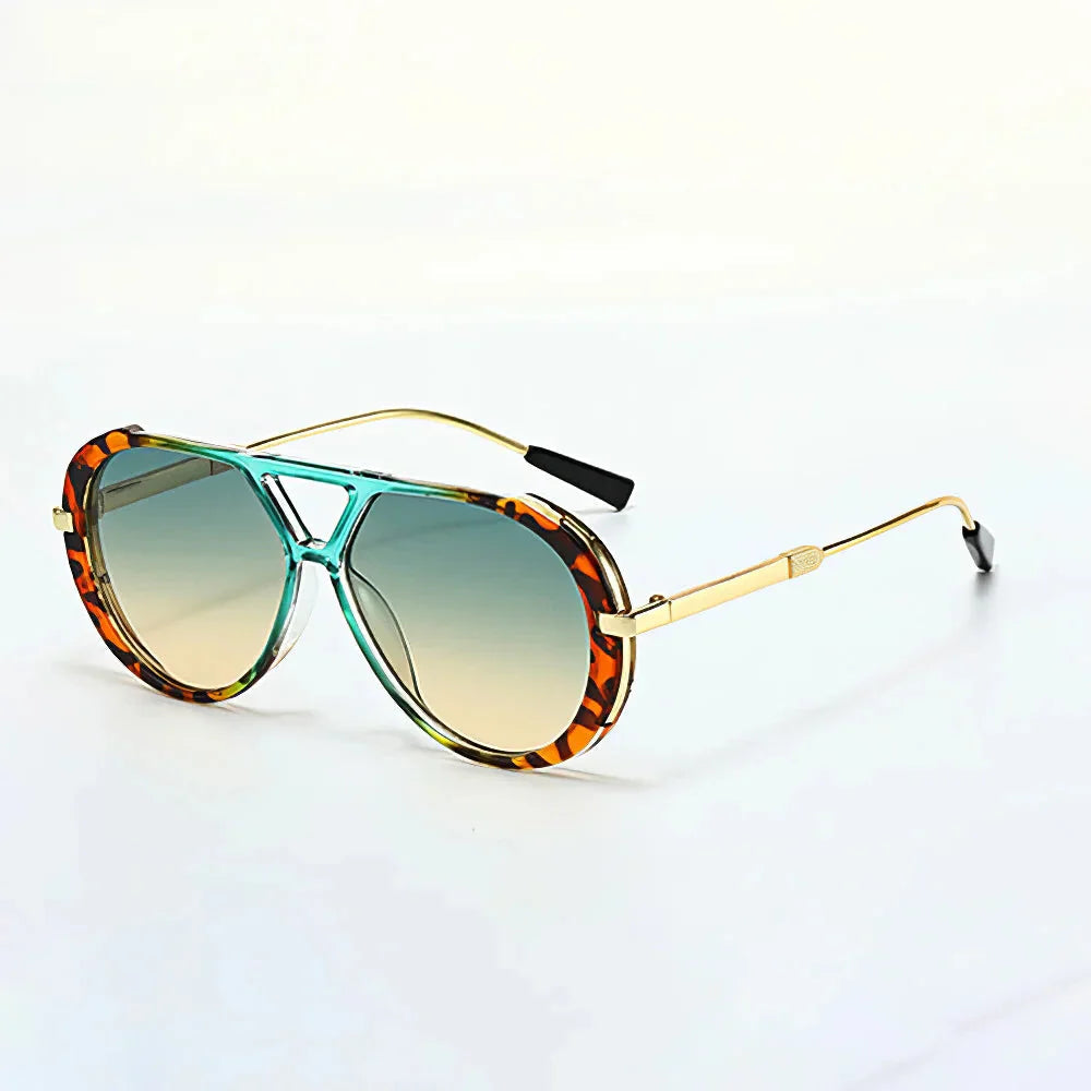 Cosette - Schmale Pilotensonnenbrille